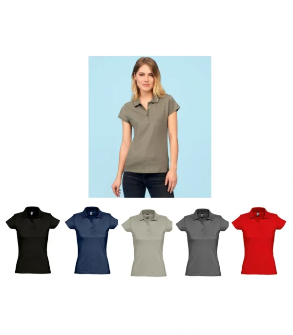 Sol's 11376 Ladies Prescott Cotton Jersey Polo Shirt